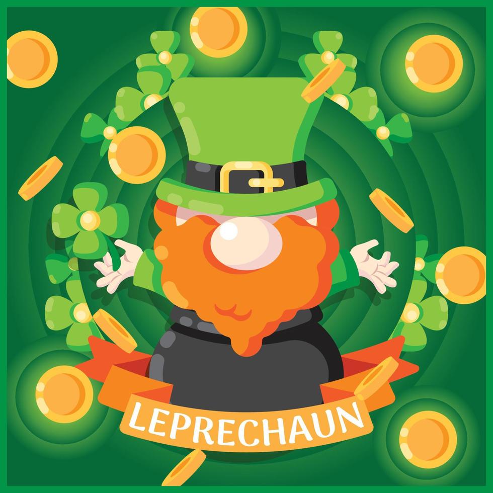 The Leprechaun Illustration vector