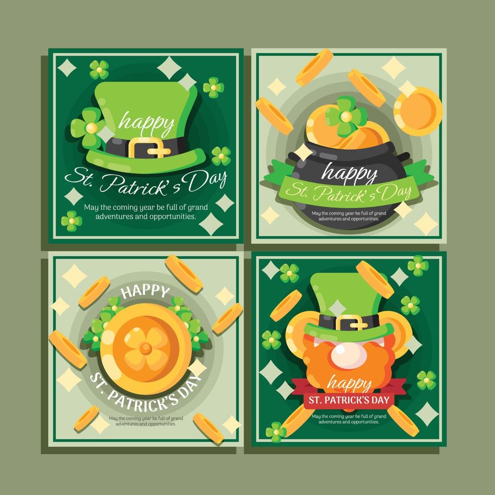 Leprechaun Social Media vector