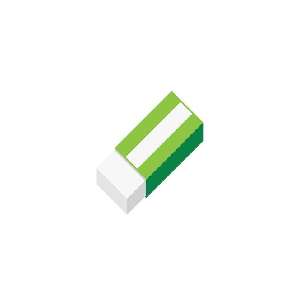 Eraser logo or icon design vector