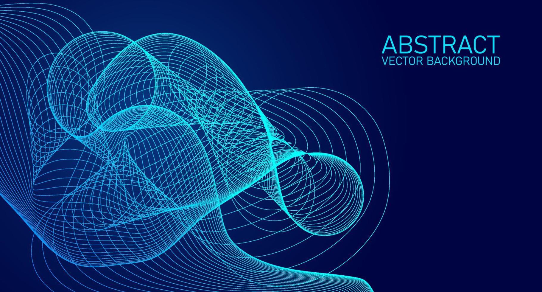 Vector wave lines flowing dynamic colorful for concept of technology, digital, science, music. Abstract colorful lines vector background