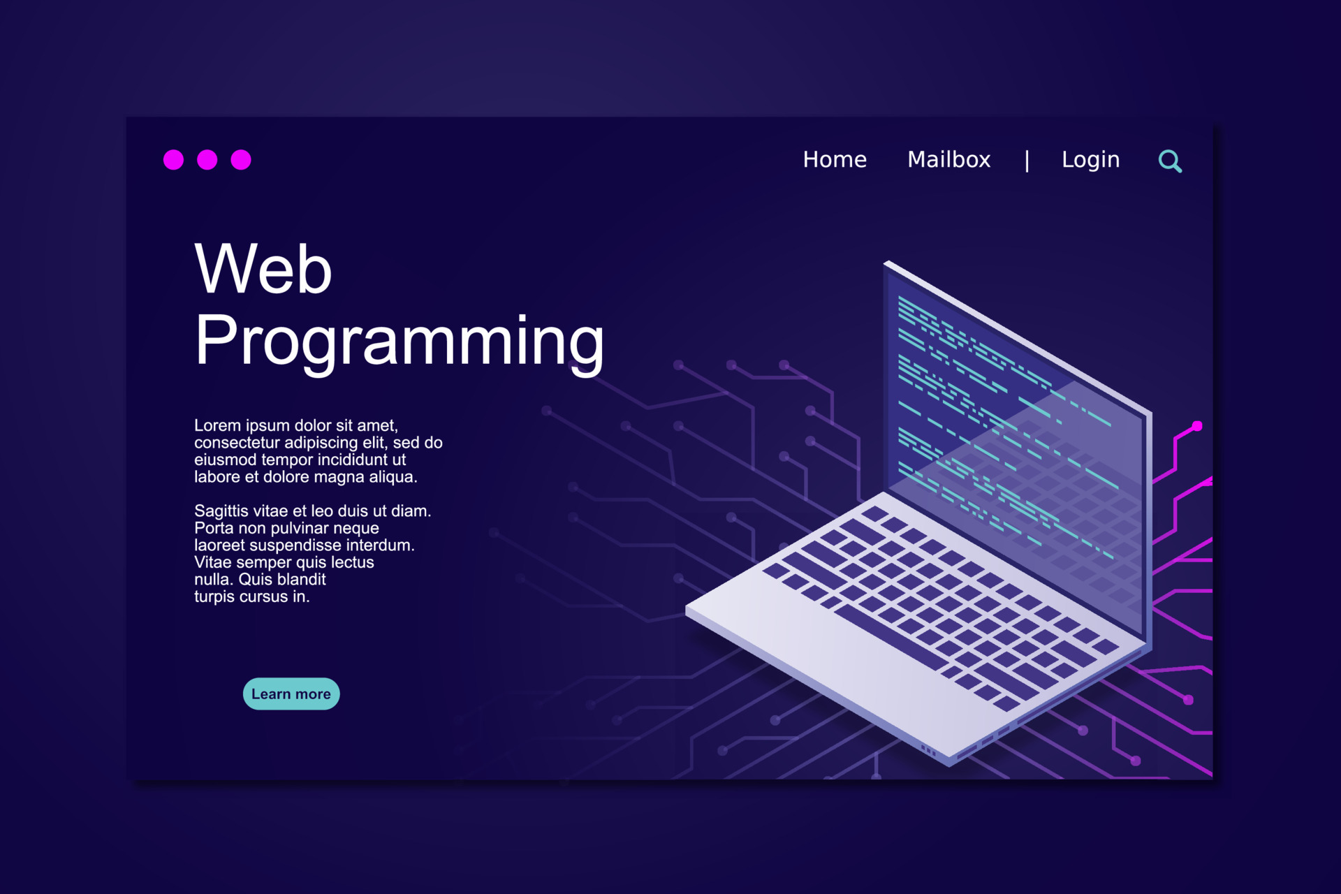 Web programming vector isometric illustrations. web programming concept ...