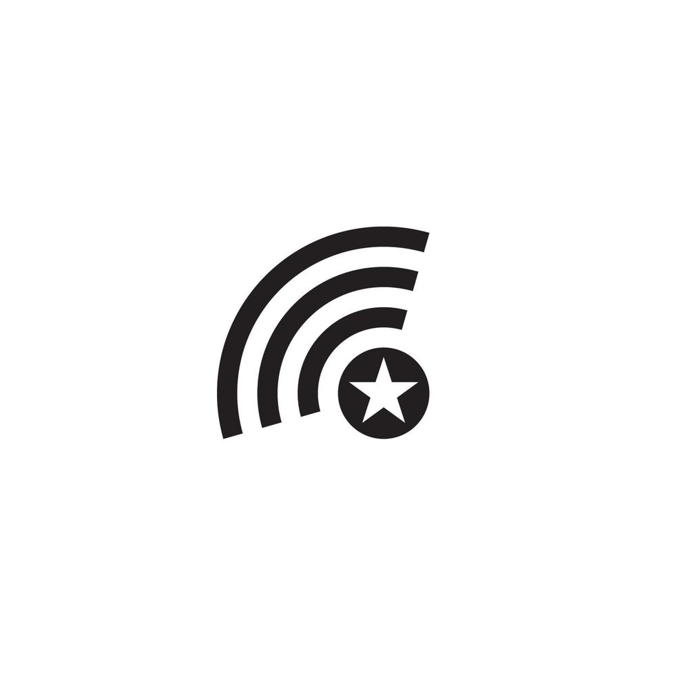 Military Signal logo or icon design vector