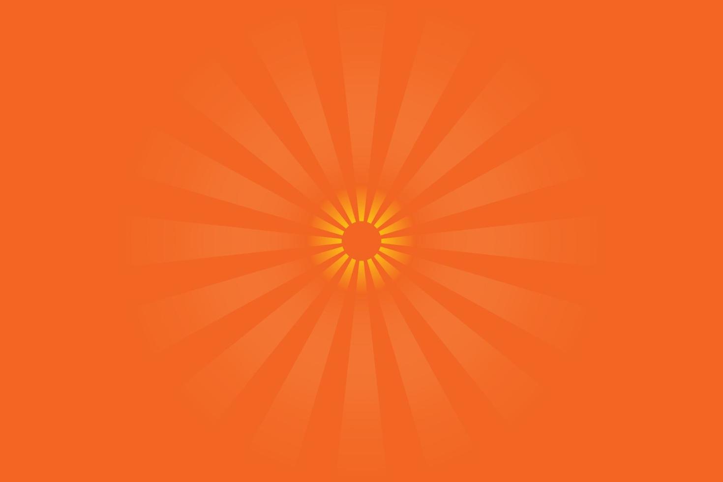 fondo giratorio naranja vector