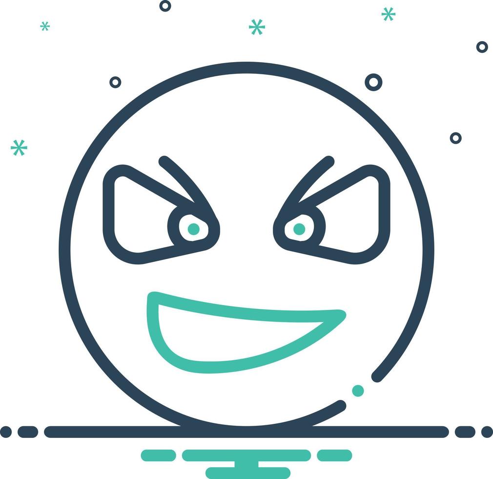 Mix icon for emotes vector