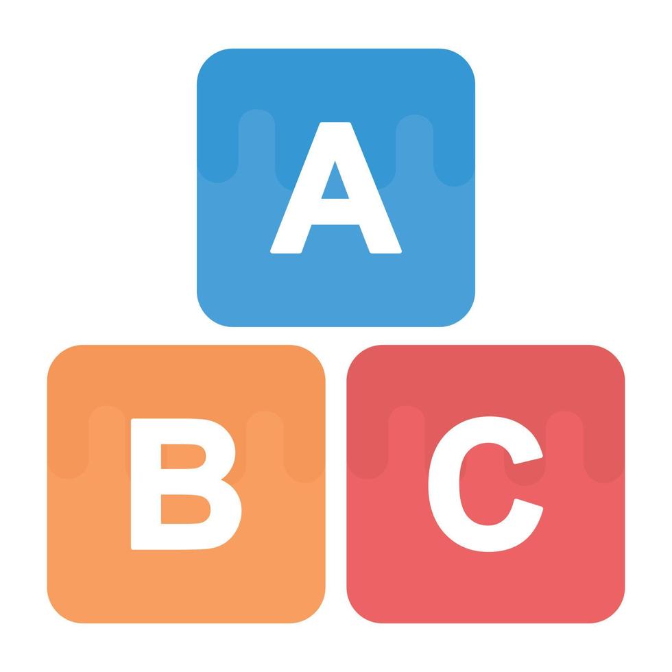 Playing Blocks Concepts vector