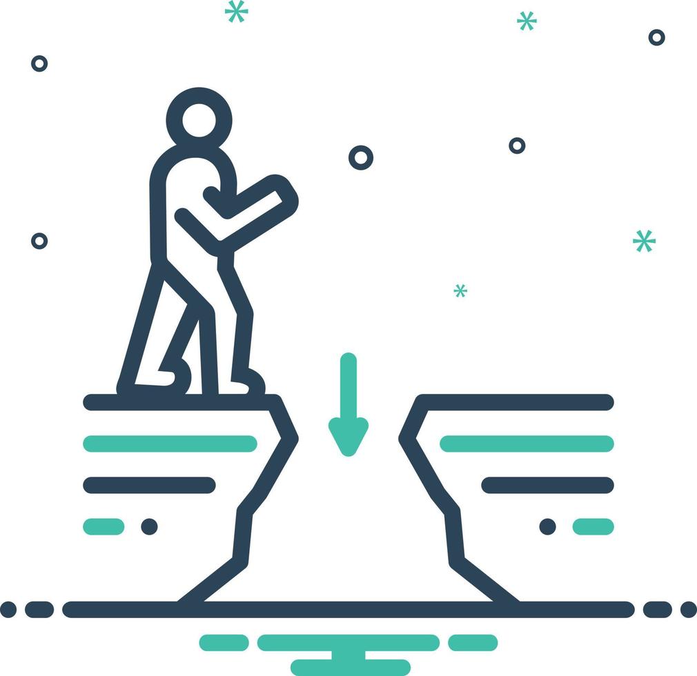 Mix icon for gaps vector