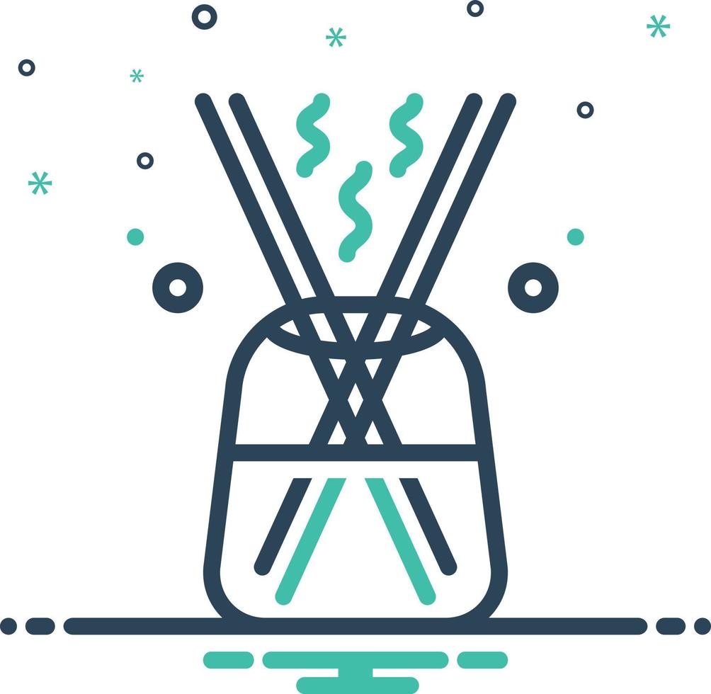 Mix icon for diffuser vector
