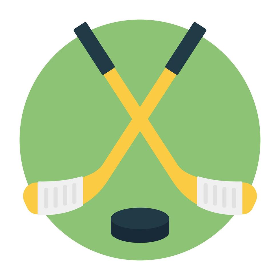 conceptos de hockey de moda vector