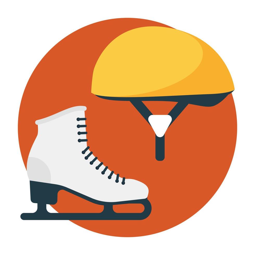 Trendy Skating Concepts vector