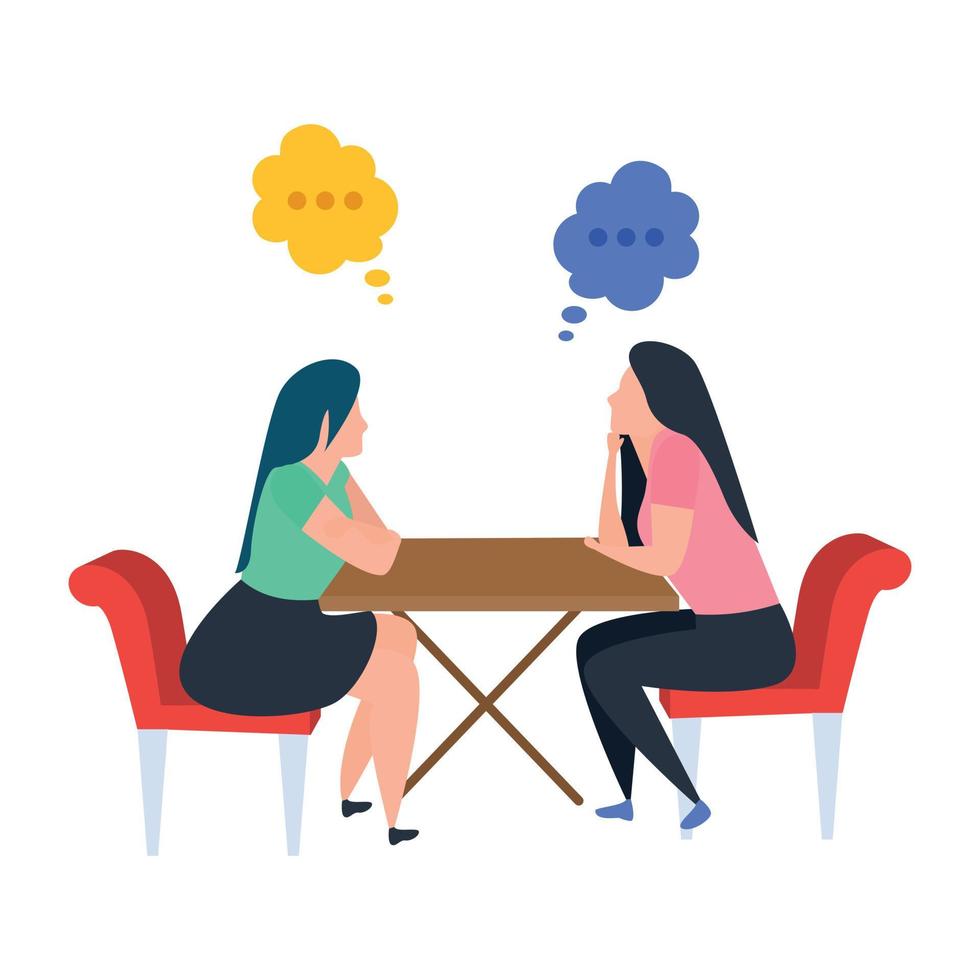 Trendy Gossips Concepts vector