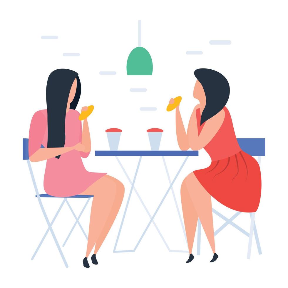 Friends Gossips Concepts vector