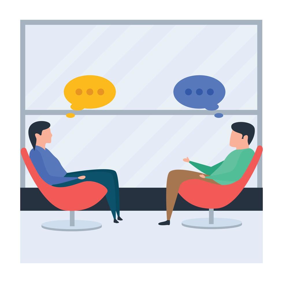 Trendy Consultation Concepts vector