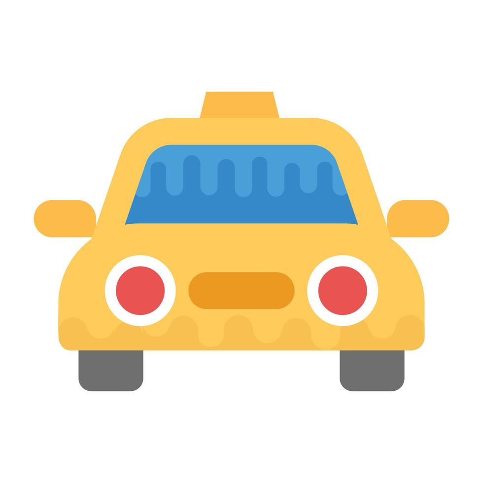 Trendy Taxi Concepts vector