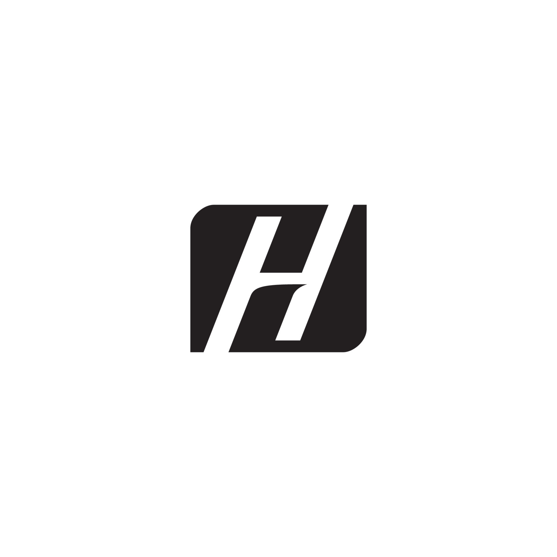 Letter H logo or icon design 4975682 Vector Art at Vecteezy