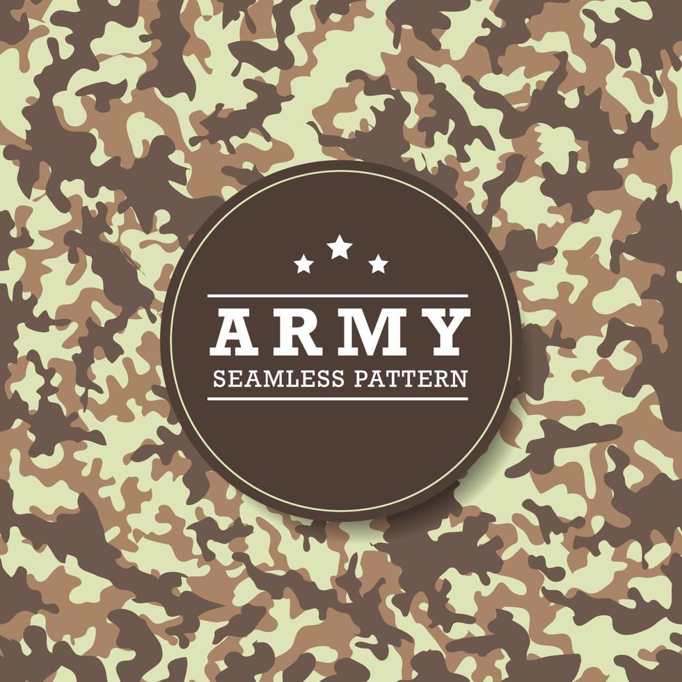 Camouflage Army Seamless Pattern Background vector