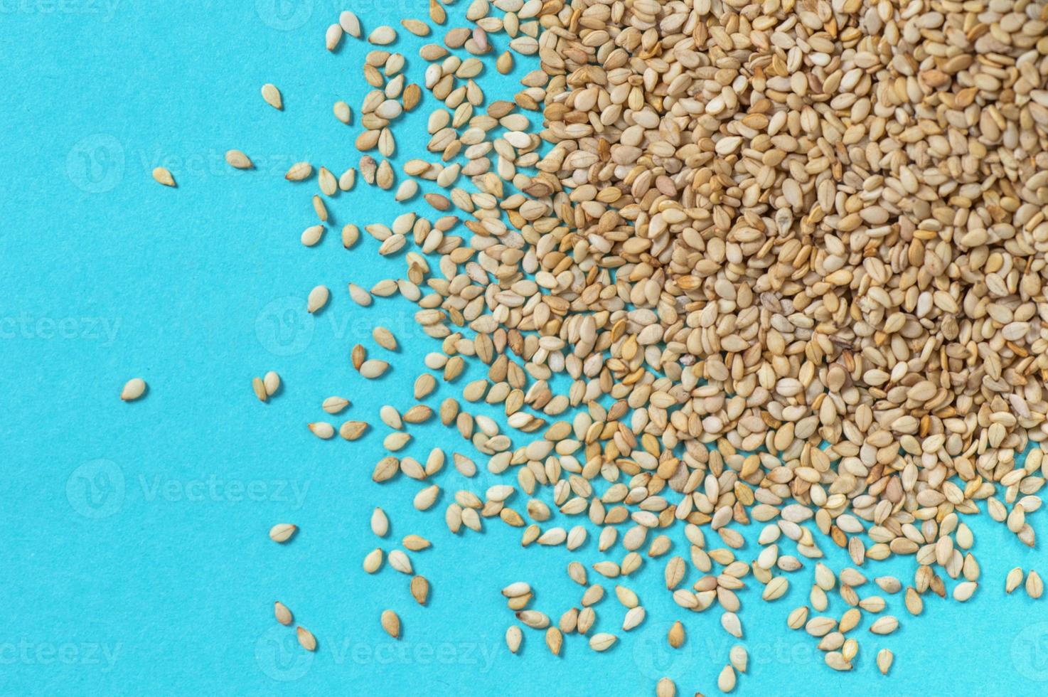 Sesame seeds as background, Close-up, Texture photo