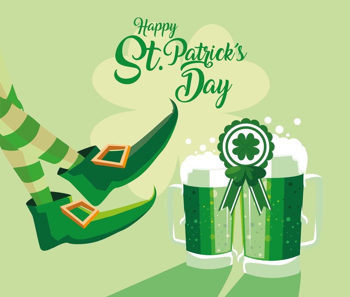 feliz día de san patricio diseño vectorial vector