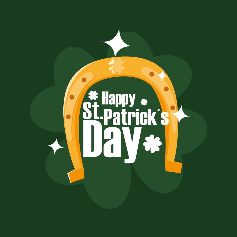 Happy saint patricks day vector design