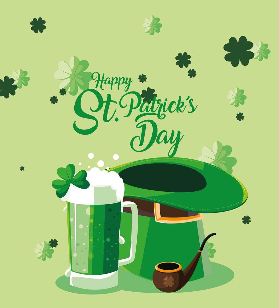 Happy saint patricks day vector design