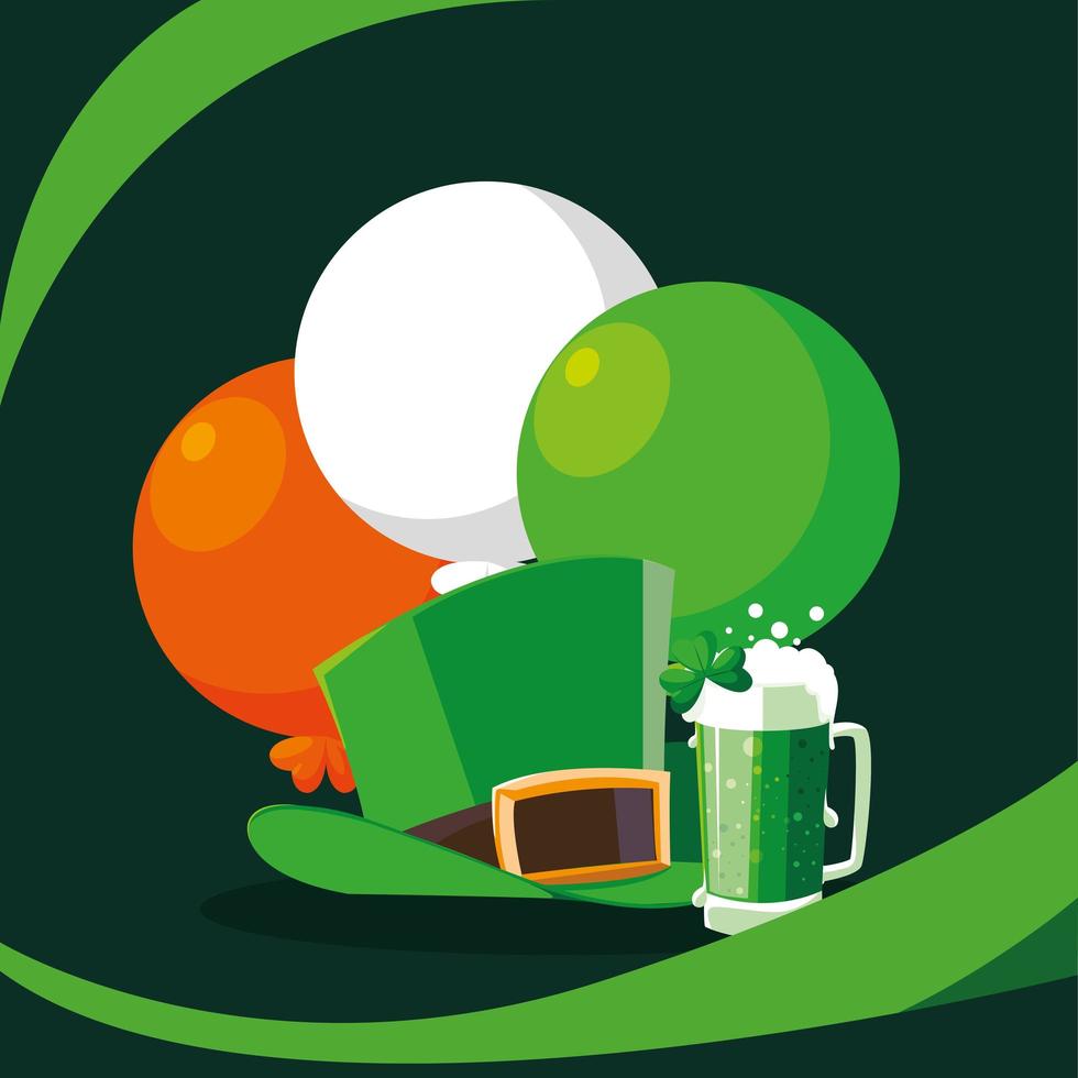 Happy saint patricks day vector design