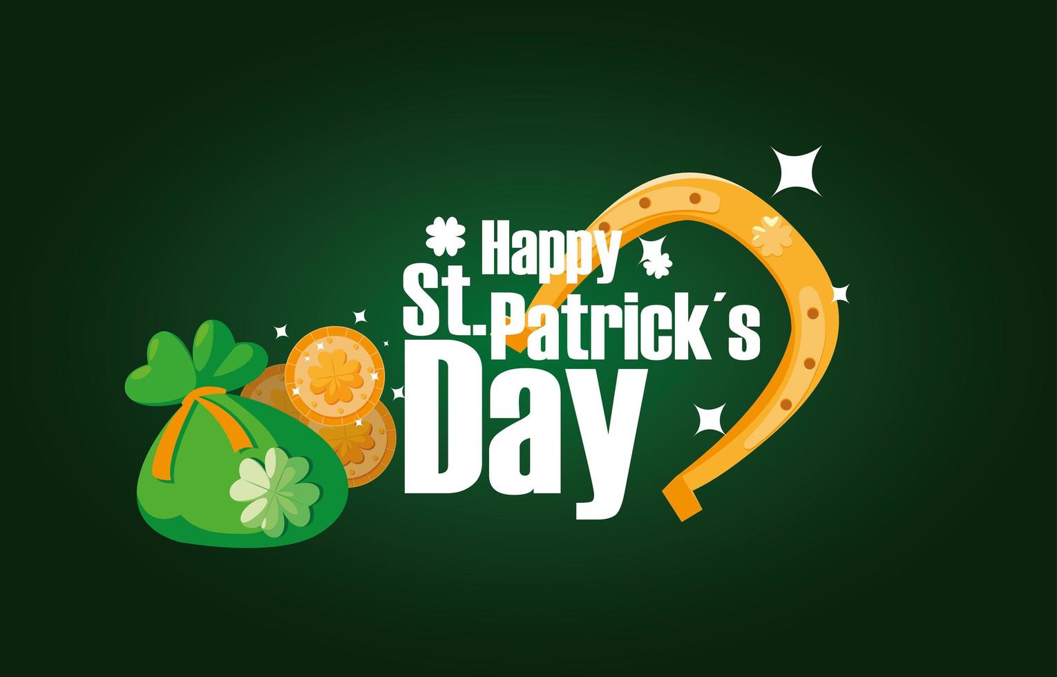 Happy saint patricks day vector design