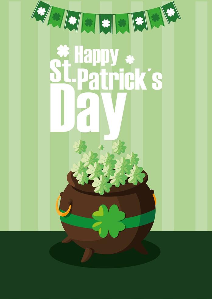 Happy saint patricks day vector design