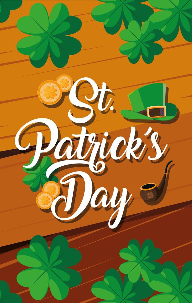 Happy saint patricks day vector design