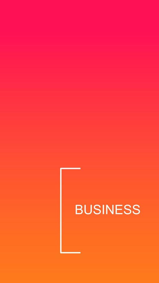 Business social media story duotone template. Gradient pink advertising web banner with text, promotion content layout. Modern vibrant mobile app design. Blending coral color with lettering mockup vector
