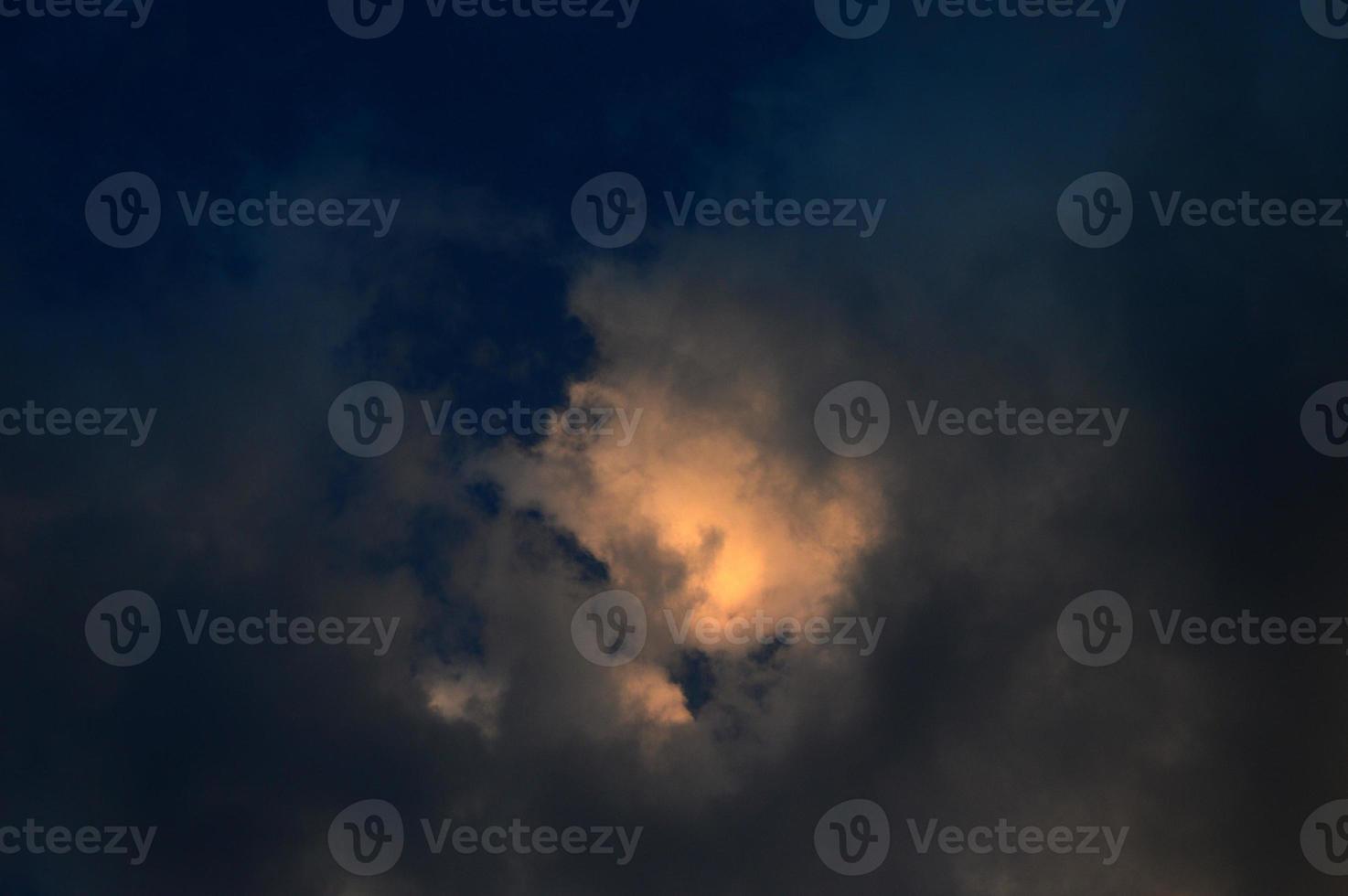 Beautiful sunset sky with clouds. Abstract sky. photo