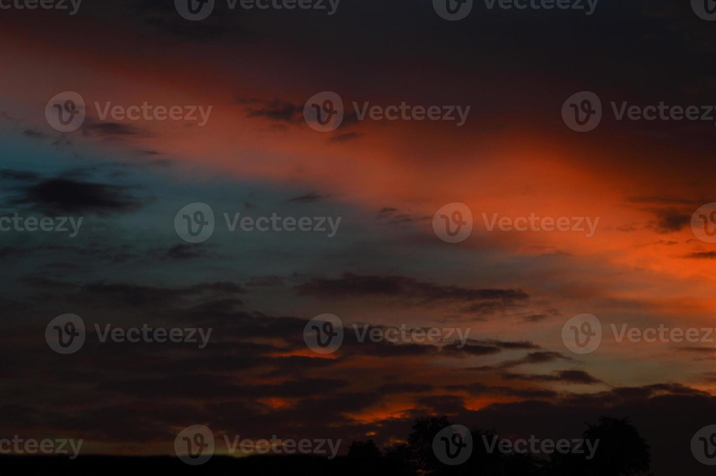 Beautiful sunset sky with clouds. Abstract sky. photo