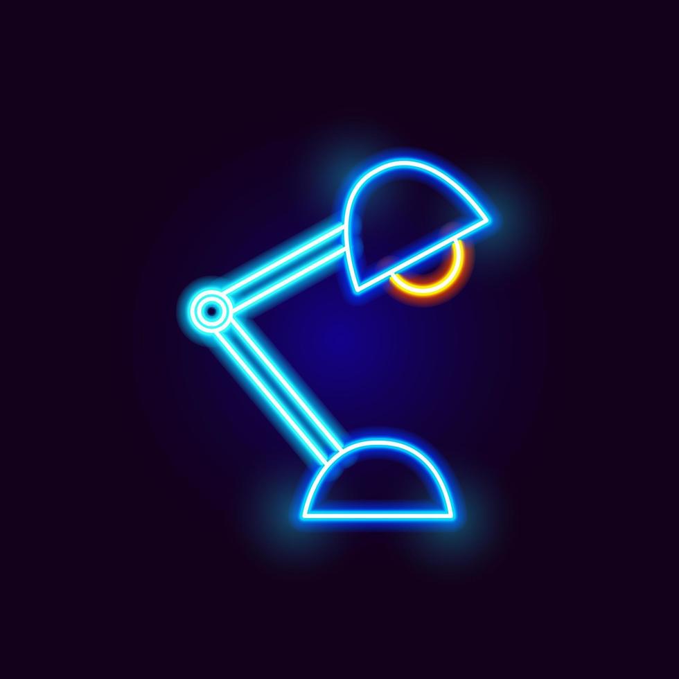 Neon Lamp Icon vector