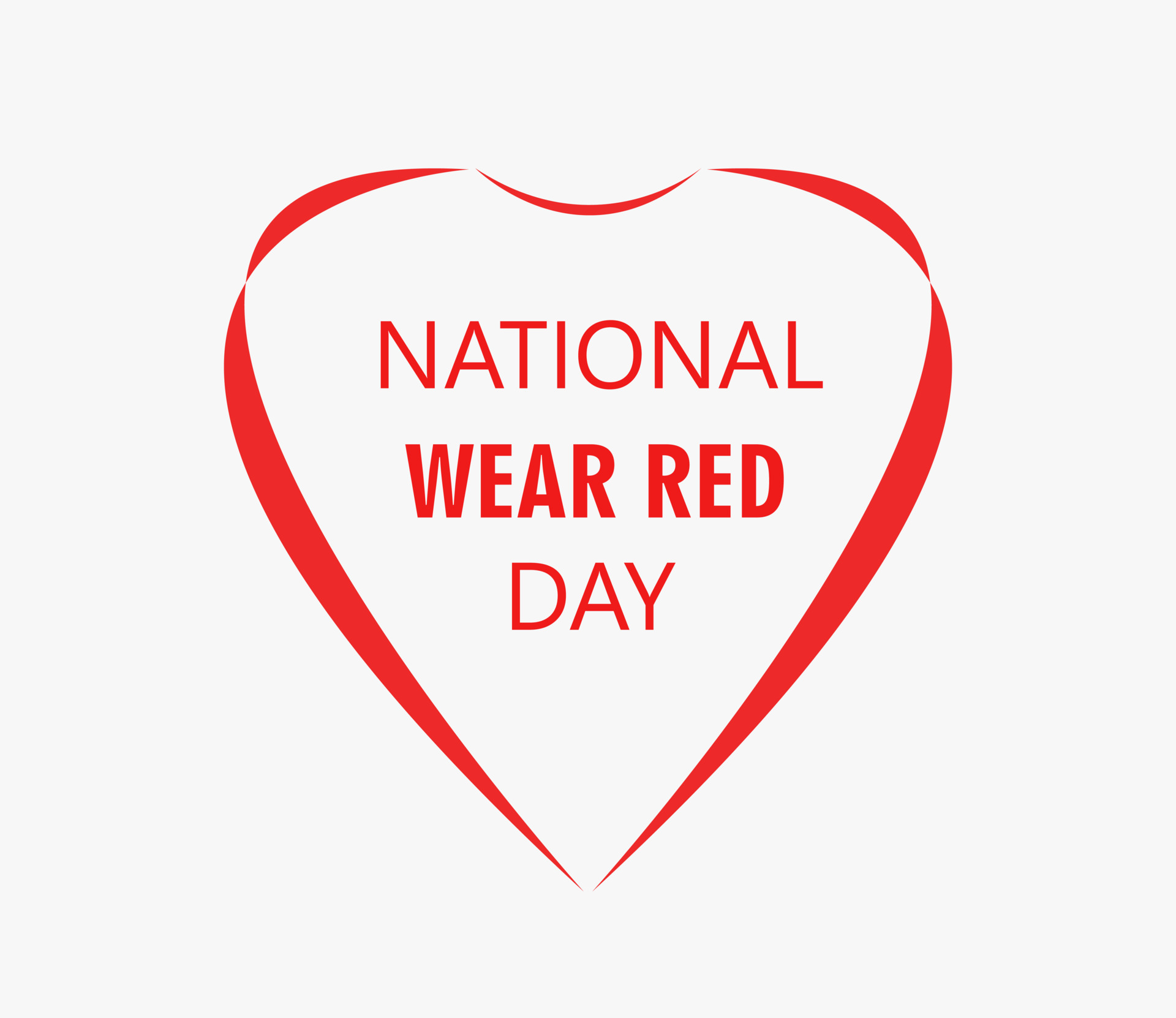 National Wear Red Day Vector Art, Icons, and Graphics for Free Download
