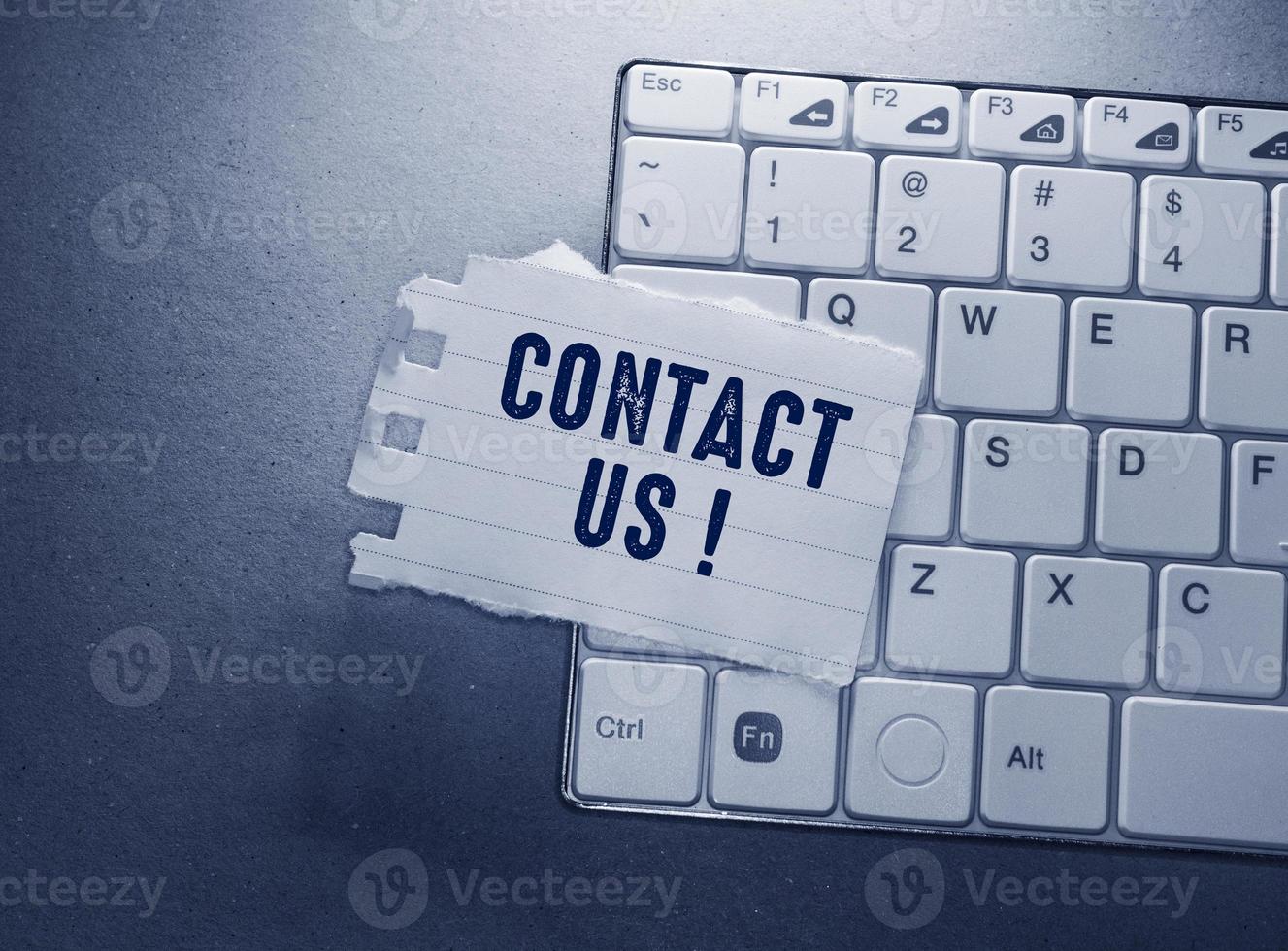 Contact us Business Concept idea photo