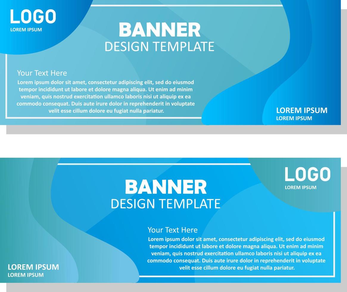 Modern Banner Design. Banner Template. Banner sets. vector