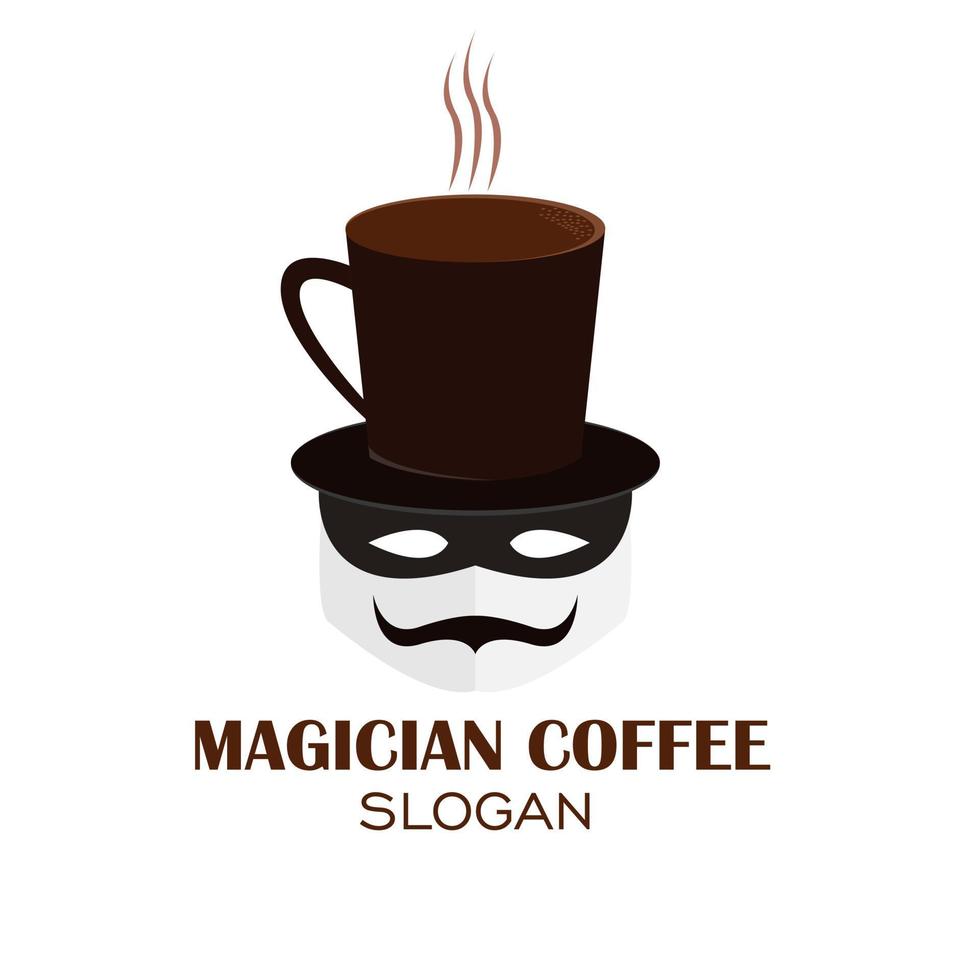Illustration vector design of coffee logo for business or company
