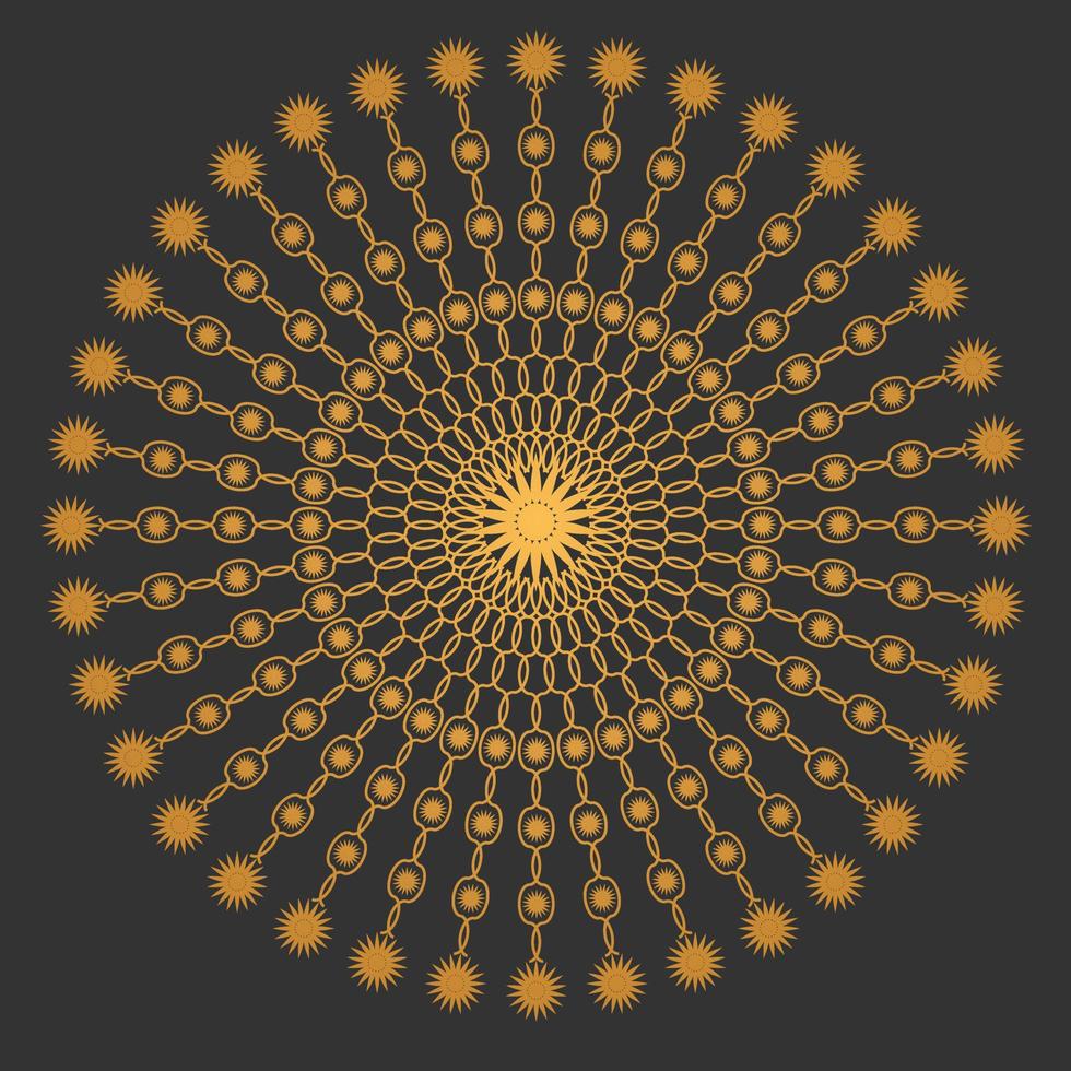 Mandala vector illustration template design