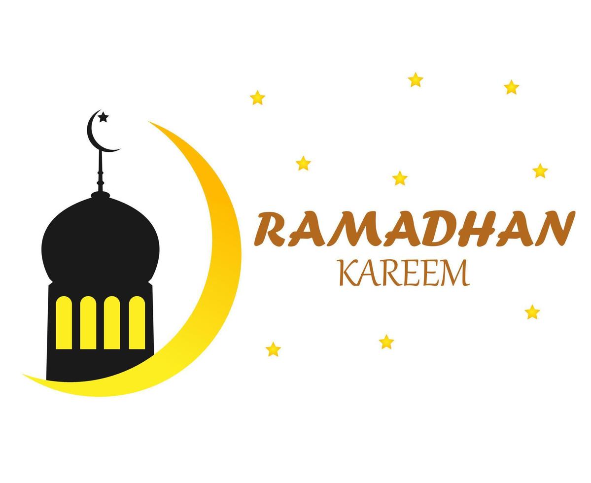 Ramadhan Kareem background template design vector