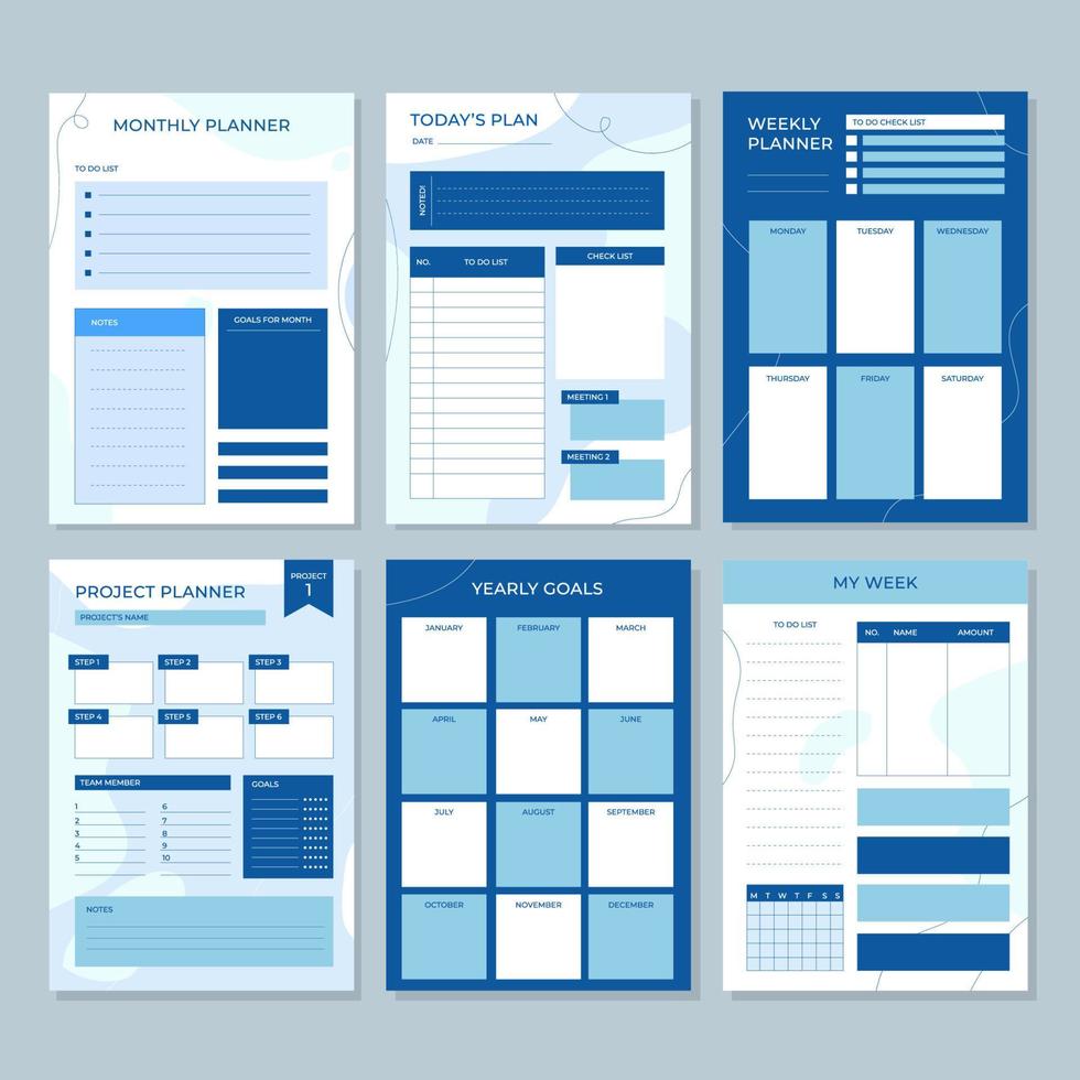 Business Journal Template vector