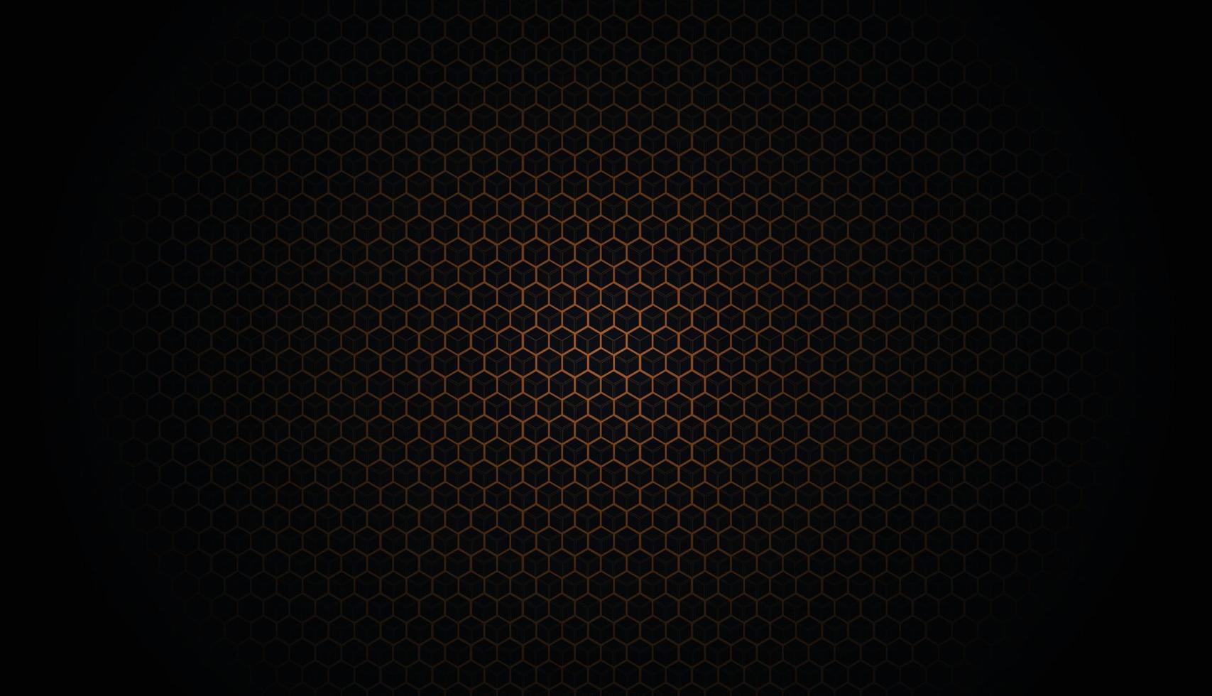 Hexagon Dark Background vector