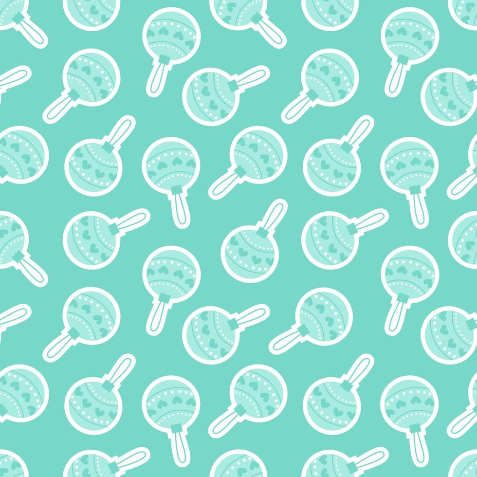 Christmas and New Year seamless pattern vector