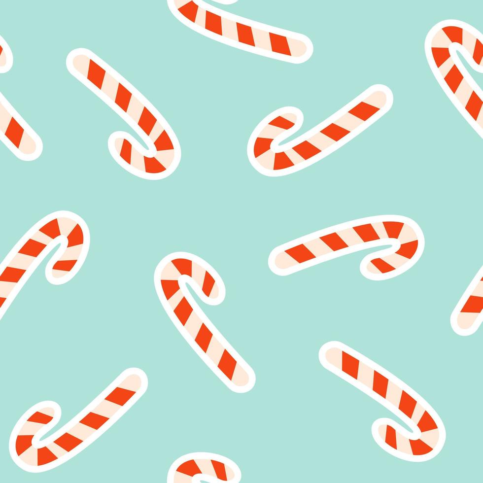 Christmas and New Year seamless pattern vector