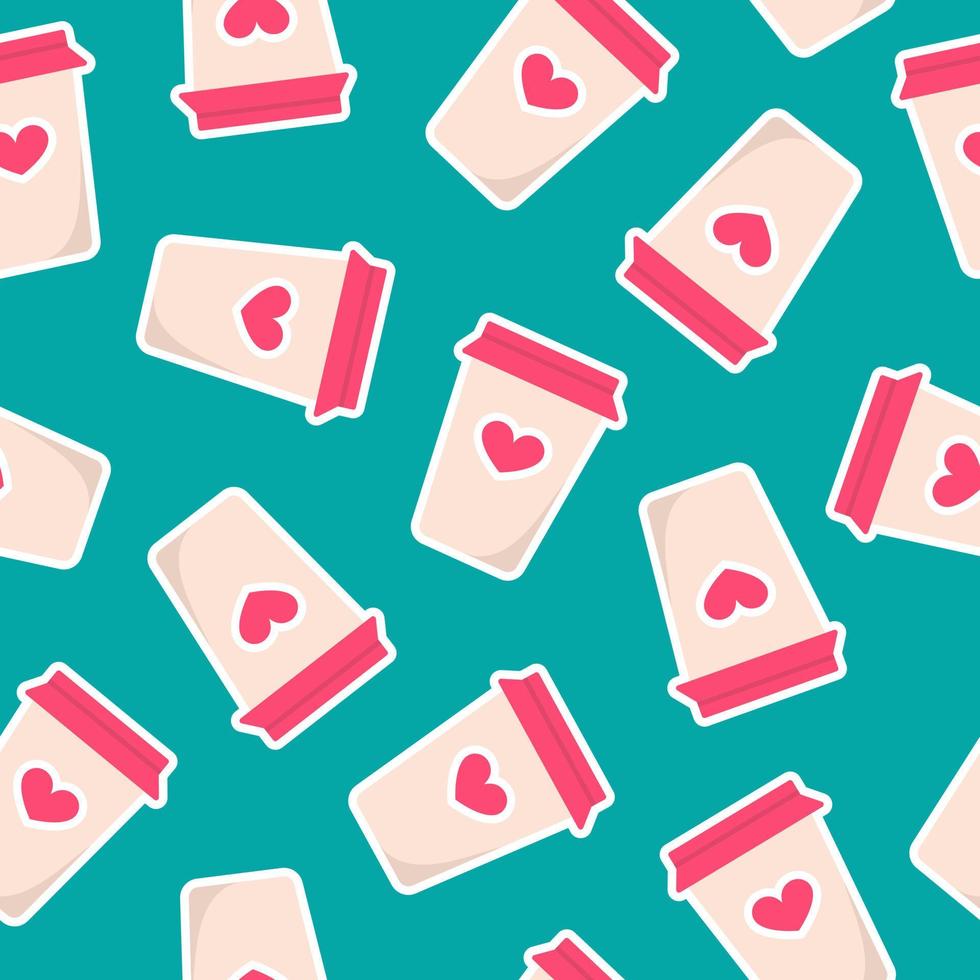 Seamless love vector pattern