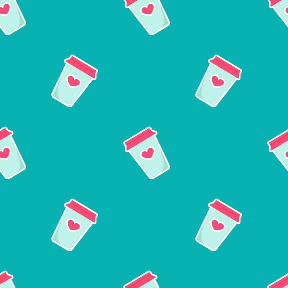Seamless love vector pattern