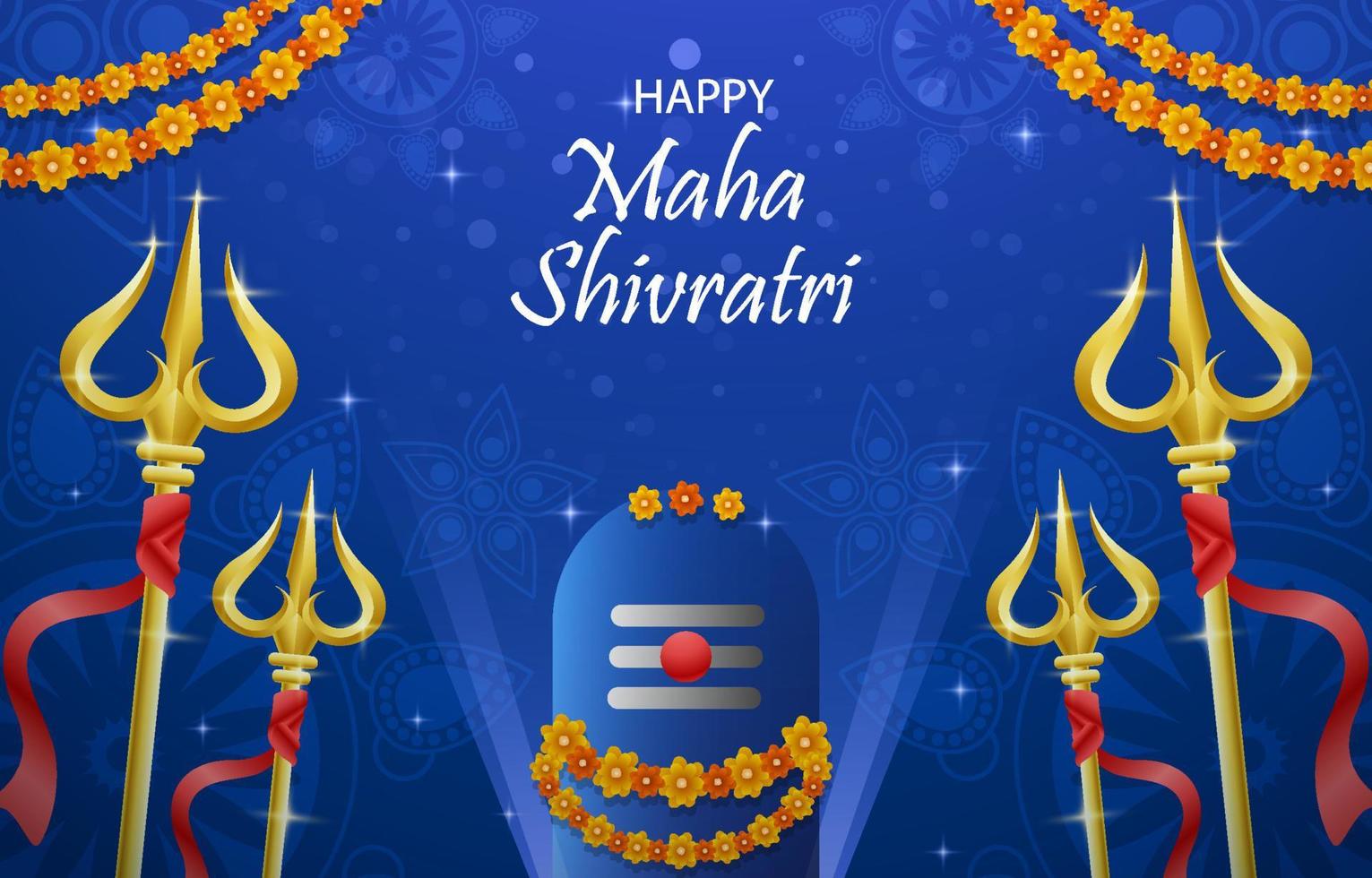 Maha Shivratri Background vector