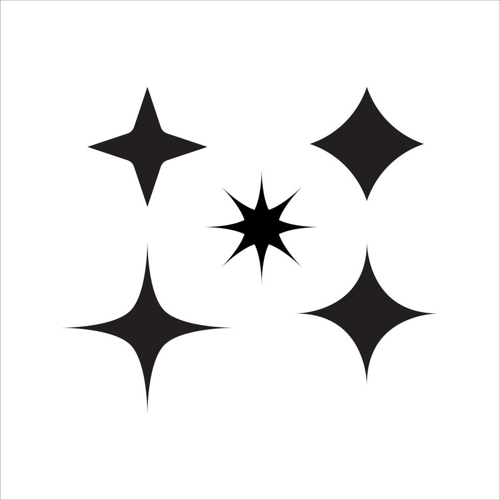 ilustración de diseño de vector de estrella simple