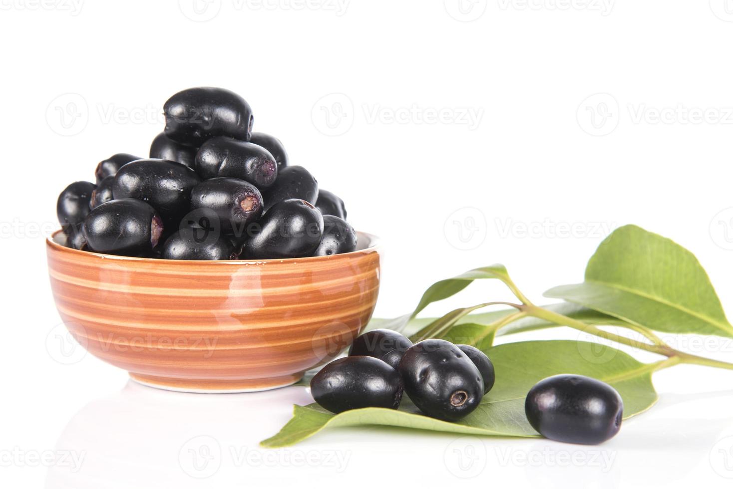 Jambolan plum or Java plum photo