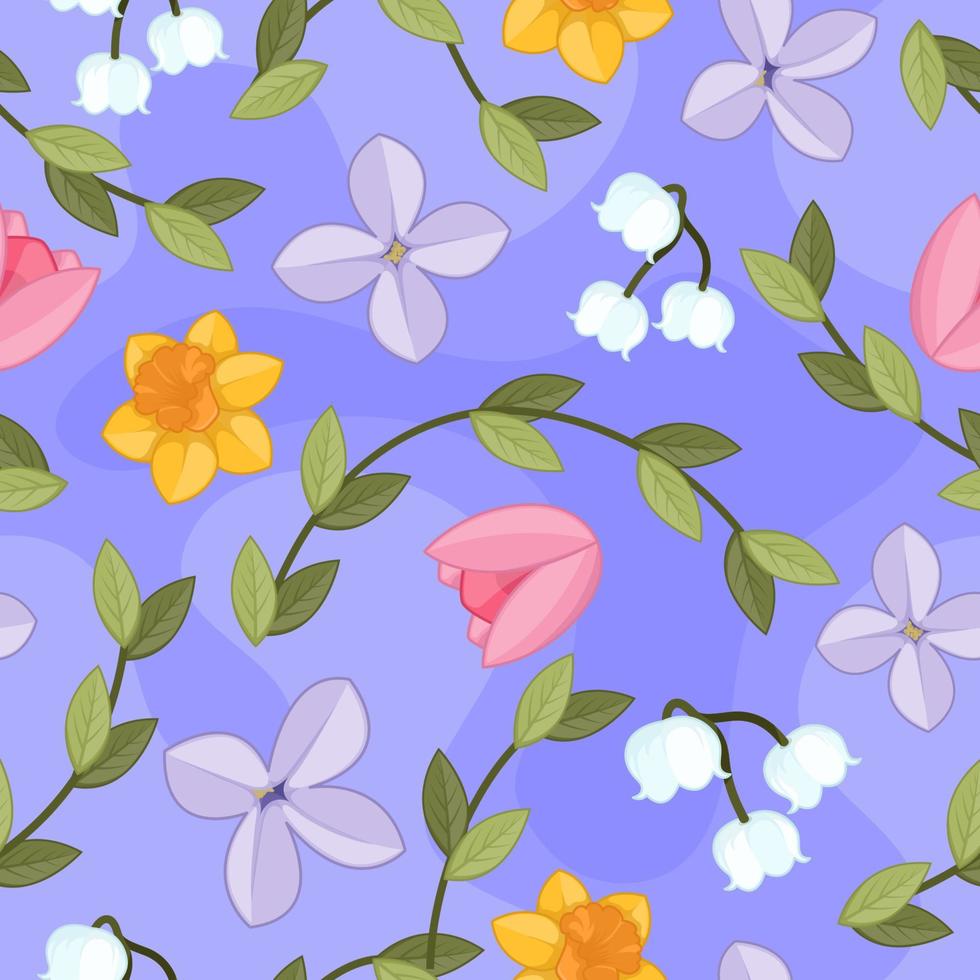 Simple Spring Flower vector