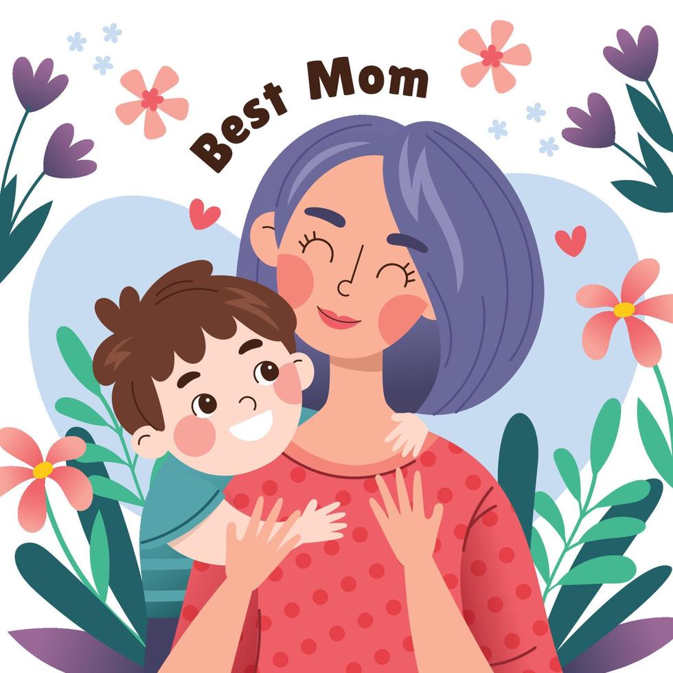 Best Mom Ever vector