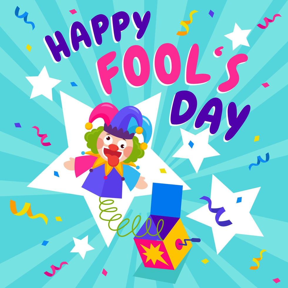 April Fools Day vector