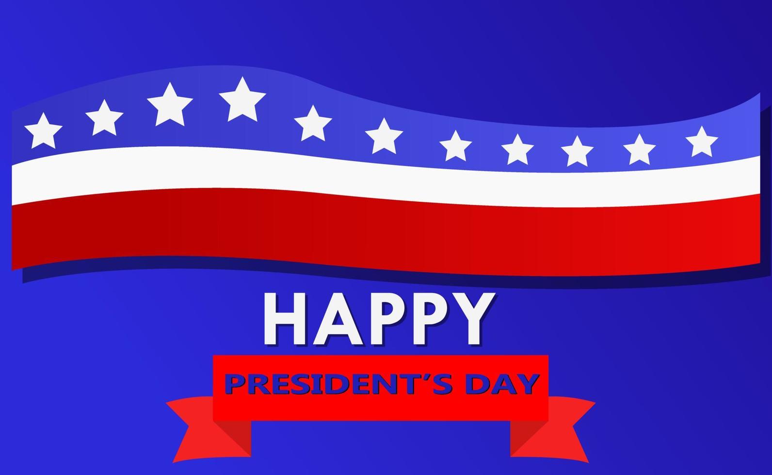 Happy President's Day illustration. Happy President's Day Vector. Celebrating President's Day. vector